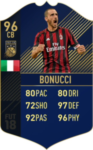 Леонардо Бонуччи, Команда года в FIFA 18