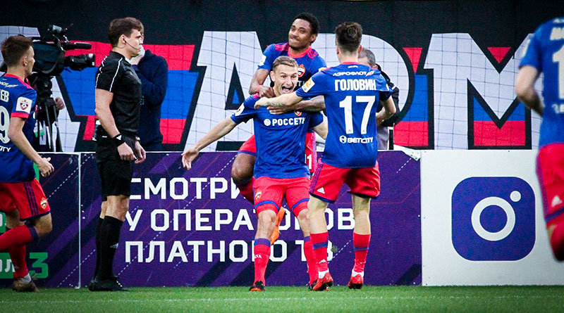 ЦСКА разгромил Арсенал из Тулы со счетом 6:0