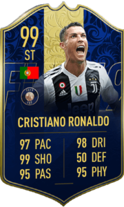 TOTY-карточка Криштиану Роналду в FIFA 19